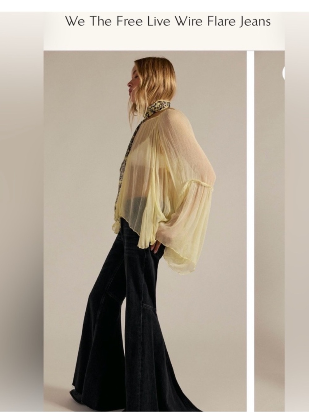 Free People / We The Free - “Live Wire Jeans”